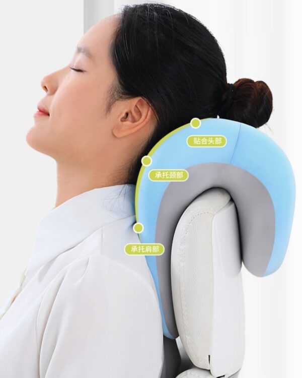 Ice Silk Memory Foam Multi-Position Nap Pillow