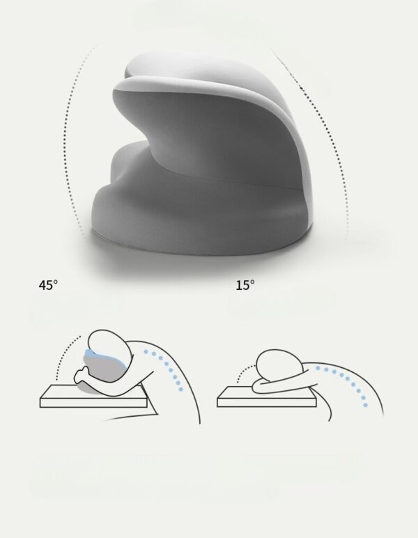 Portable wrap around nap pillow