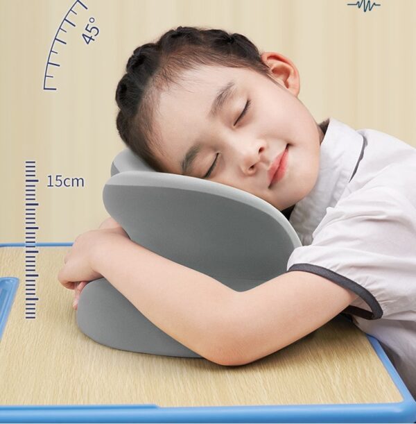 Portable wrap around nap pillow