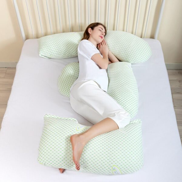 Pregnant Women's Abdominal and Waist Support U-shaped Pillow