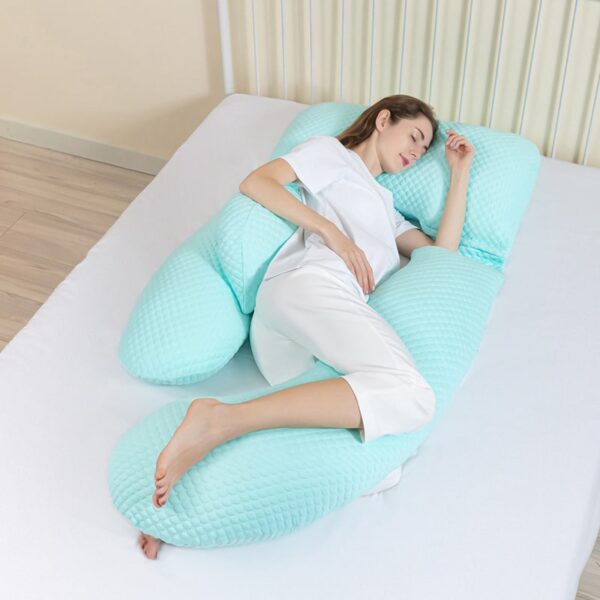 Pregnant Women's Abdominal and Waist Support U-shaped Pillow