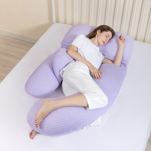 Pregnant Women's Abdominal and Waist Support U-shaped Pillow