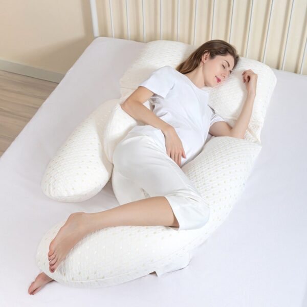 Pregnant Women's Abdominal and Waist Support U-shaped Pillow