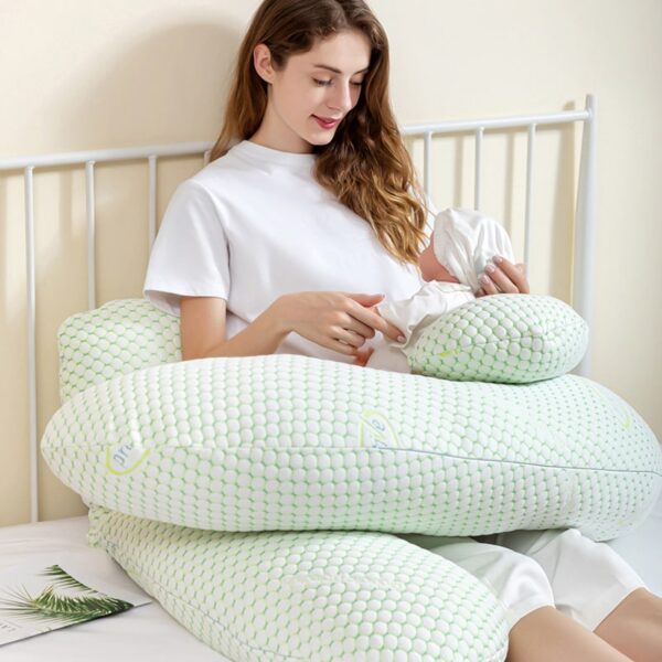 Pregnant Women's Abdominal and Waist Support U-shaped Pillow