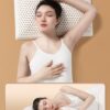 Ultra thin Low Pillow Thai Natural Latex Neck Pillow