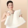 Ultra thin Low Pillow Thai Natural Latex Neck Pillow