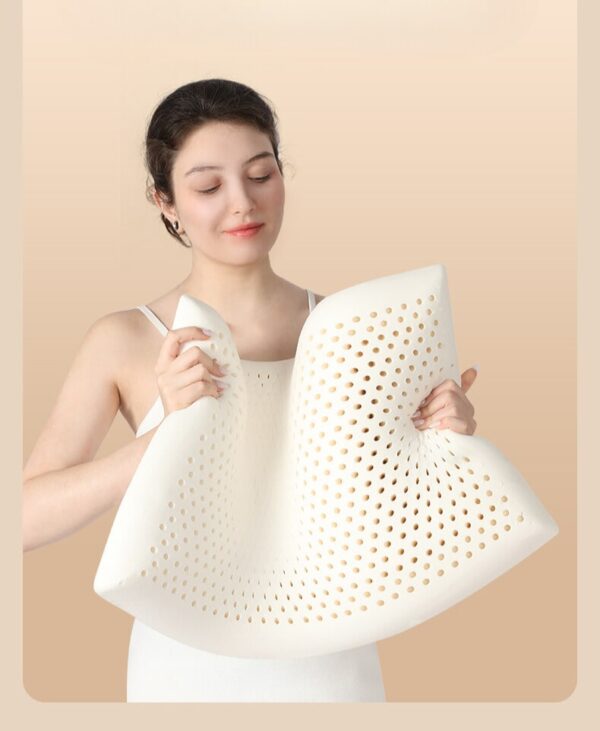 Ultra thin Low Pillow Thai Natural Latex Neck Pillow