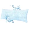  Ice Silk Fabric Shredded Foam Crescent Pillow