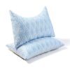  Ice Silk Fabric Shredded Foam Crescent Pillow