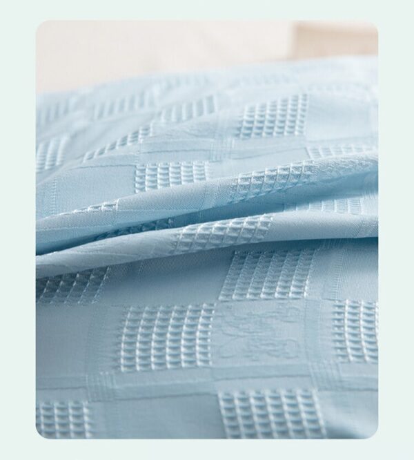 Checkered Jacquard Skin friendly Pillow