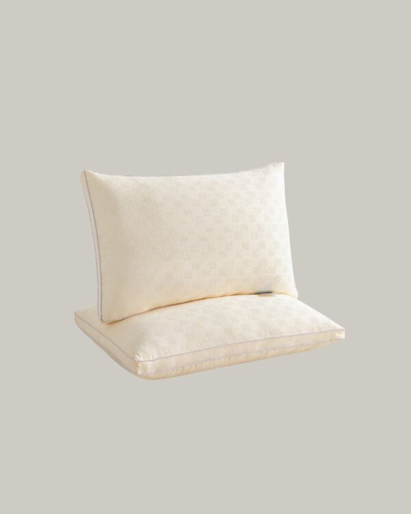 Checkered Jacquard Skin friendly Pillow