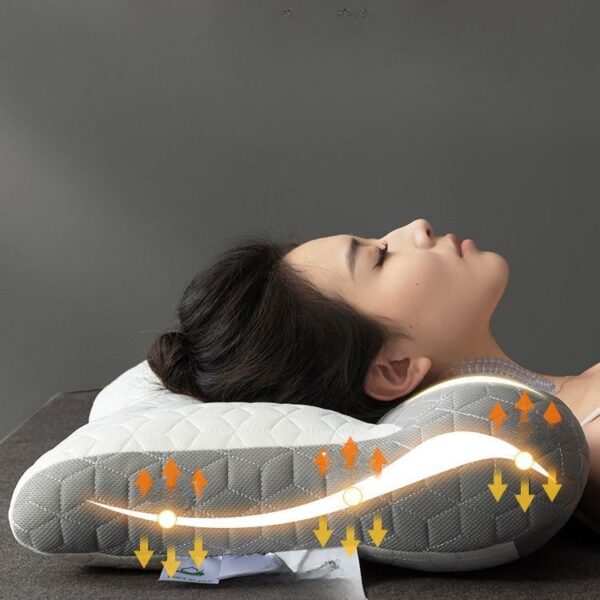 Anti traction Latex Neck Pillow