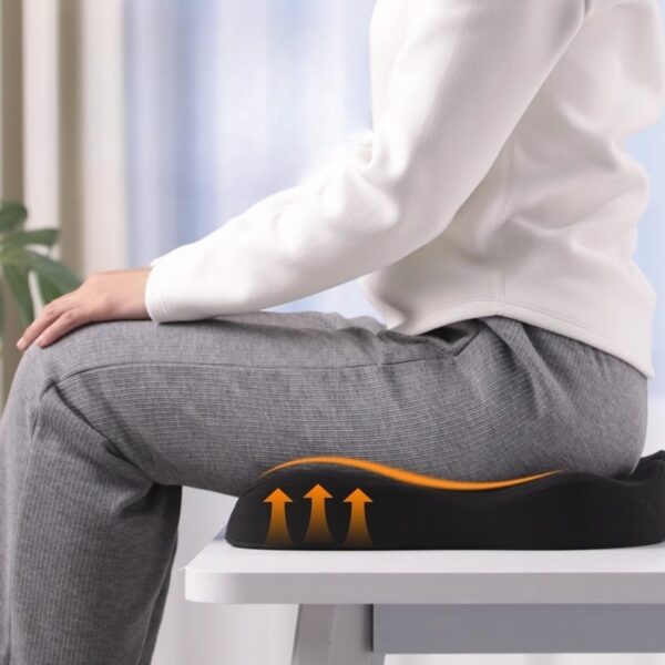 Office Seat Cushion Memory Foam Hemorrhoid Mat Tail Vertebral Breathable Hip Mat