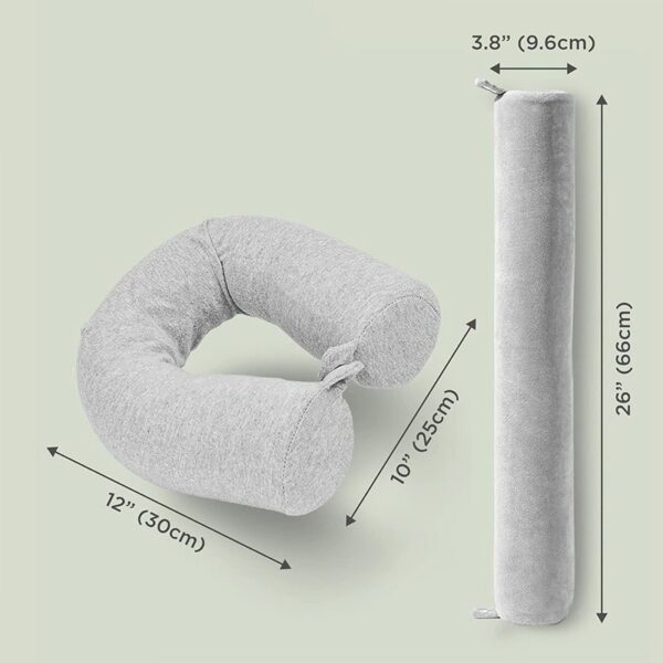 Cylindrical Twisted U-shaped Pillow