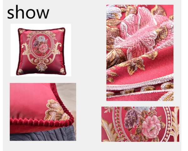 European Jacquard Classical Sofa Pillow